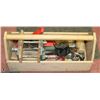 Image 1 : WOOD TOOL BOX WITH VISE