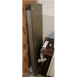 DAMAGED KITCHEN TABLE WITH HEADBOARD