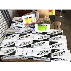 ASSORTED COLLATED FINISHING BRADS AND FRAMING NAIL