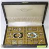 Image 1 : ESTATE JEWELLERY BOX WITH CONTENTS FULL