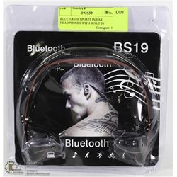 BLUETOOTH SPORTS IN EAR HEADPHONES WITH BUILT IN