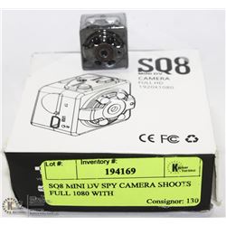 SQ8 MINI DV SPY CAMERA SHOOTS FULL 1080 WITH
