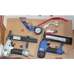 FLAT W/CAMPBELL HAUSFELD AIR NAILER,