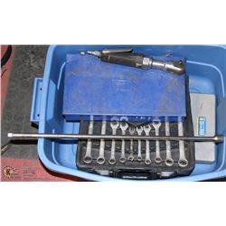 BLUE BIN WITH 1/2"-DRIVE SOCKETS & IMPACT