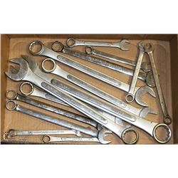 FLAT OF 14 STANDARD WRENCHES
