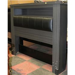 NEW QUEEN SIZE PADDED BOOKSHELF HEADBOARD