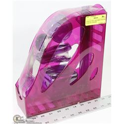 DESK SET INCL DOCUMENT HOLDER, STAPLER, SCISSORS