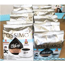 GROUP OF 10 MCCAFE TASSIMO PREMIUM ROAST COFFEE