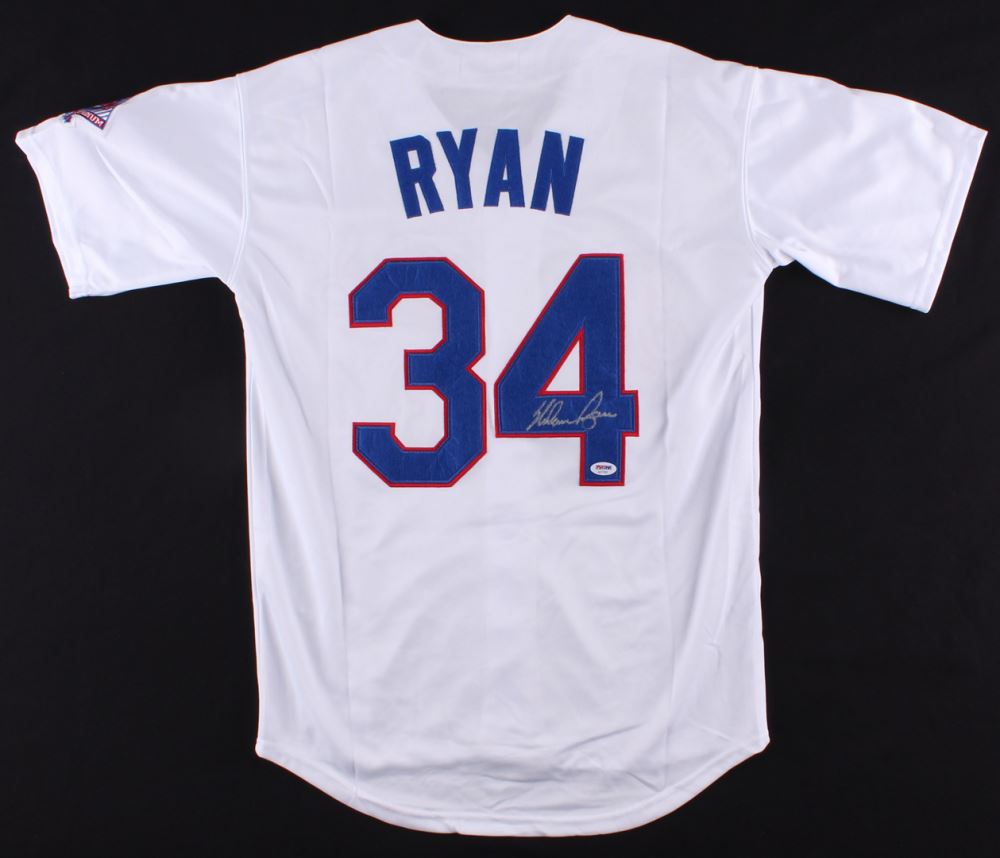 nolan ryan signed jersey