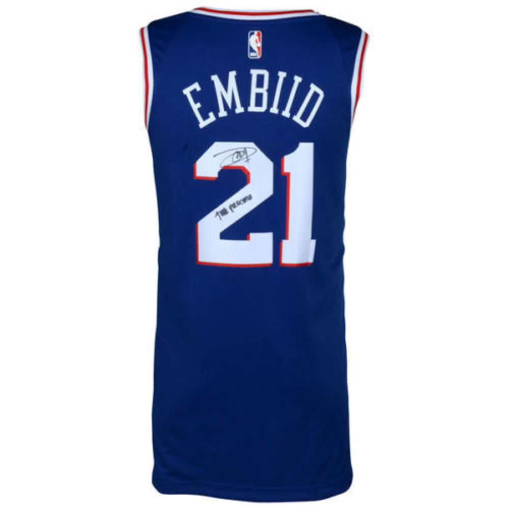 joel embiid signed basketball