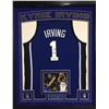 Image 1 : Kyrie Irving Signed Duke Blue Devils 35x43 Custom Framed Authentic Jersey Display (PSA COA)