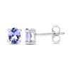 Image 2 : STERLING SILVER TANZANITE EARRING
