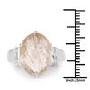 Image 3 : STERLING SILVER GOLDEN RUTILE RING