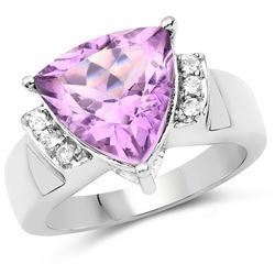 STERLING SILVER AMETHYST RING