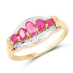 STERLING SILVER RUBY RING
