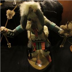 16 1/2" Kachina Doll signed on the bottom "M. Nelson". Very attractive but unsure of the year it was