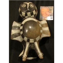Owl Effigy similar to Caddoan Mississippian Culture pottery, but believed to be only ablout 50 years