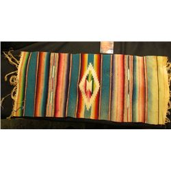 8 1/2" x 20" Indian Woven Table Scarf.