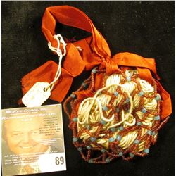 Indian Beaded with Ribbon String Dispenser for Tourist.