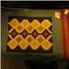 Image 2 : Indian Woven Table Top style Blanket, which 'Doc' valued at $195.00. Measures 26" x 16 1/4".