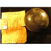 Image 3 : "Santa Clara, San Ildefonso", black on black Pottery Bowl with paperwork. 2 1/4" x 3 3/4".