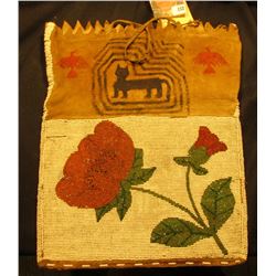 Mesquaki Indian Panther Sect Medicine Bag. 'Doc' says the Panther Sect was a secret 'organization' o