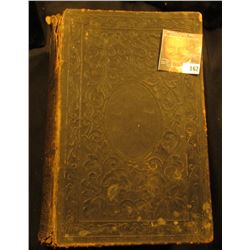 Leather Bound Civil War Book, part of leather binding has disappeared. Binding slightly loose. "Pict