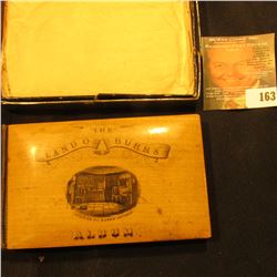 "The Lando Burns Interior of Burns Cottage Album", back of the album states "Alloway Kirk Made of Wo