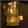 Image 2 : 1893 Columbian Exposition Coin Glass Pitcher, base has a few minor chips. 'Doc' stated this item cat