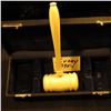Image 3 : 8 1/8" Ivory Judge's Gavel in a felt-lined Box. 'Doc' originally had this valued at $395.00.  It may