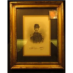 12" x 15" Gold framed Steel cut engraving Print of "Maj. Gen. David Hunter", very attractive.