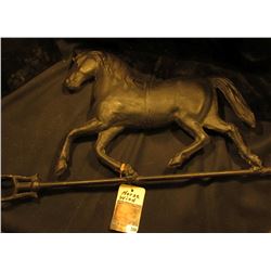 Metal Horse Wind Vane. 10" x 33". 'Doc' had this priced at $275 firm.
