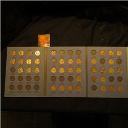 1938-55 Partial Set of Jefferson Nickels in a blue Whitman folder. A few higher grade pieces include