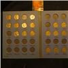 Image 2 : 1938-55 Partial Set of Jefferson Nickels in a blue Whitman folder. A few higher grade pieces include