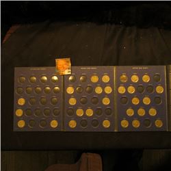 1915-1938 Partial Set of Buffalo Nickels in a blue Whitman folder.