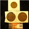 Image 2 : 1937 Great Britain 1/2 Penny, 1938 Penny & 1956 3 Pence.