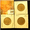 Image 1 : 1920, 25, & 26 Buffalo Nickels.