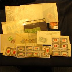 Scott # 796 Plate Block of 6 1937 Virginia Dare, mint; group of Over Ran Countries blocks and single