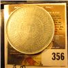 Image 2 : 1897 Bauxelles Exposition Brussels, Belgium, white metal, 38mm, Calendar Medal. 38 mm.