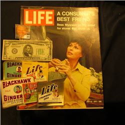 July 16, 1971 "LIFE" (article "A Consumer's Best Friend Bess Myerson on the prowl for stores that ch