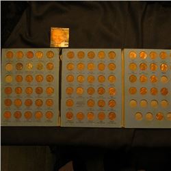 1941-72 Partial Lincoln Cent Set in a blue Whitman folder. (77 pcs.).