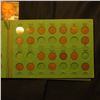 Image 2 : 1910-48S Partial Set of Lincoln Cents in a green Popular Album.