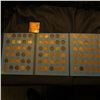 Image 1 : 1941-74 Partial Lincoln Cent Set in a blue Whitman folder.