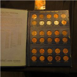1941-61 Partial Set of Lincoln Cents in a blue Whitman Album. Several high grades.