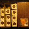 Image 3 : 3 1/4" x 6 1/4" double row Stock Box full of Lincoln Cents in holders. Coins date 1929 D-31.