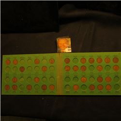 1909-48 Partial Set of Lincoln Cents in a green  Popular Album . Includes both the 1909 P & P VDB, a