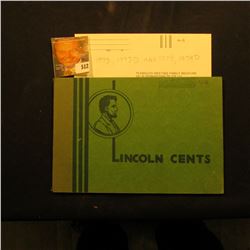 1948 D to 74 Partial Set of Lincoln Cents in a green "Popular Album".