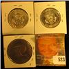 Image 2 : 2 Silver Kennedy Halves From 1965 Special Mint Sets Plus Proof 1976-D Type 1 Ike Dollar