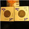 Image 1 : 1876-S And 1877-S Seated Quarters