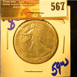 1916-D Walking Liberty Half Dollar